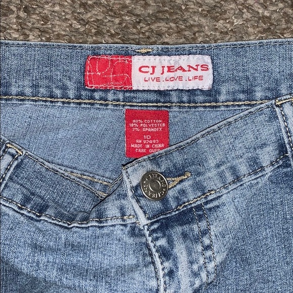 Cj jeans Blue Jeans flare jean holes - Picture 2 of 5